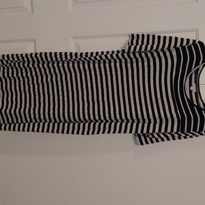 3/4 Sleeve strip dress.